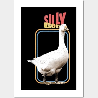 silly goose vintage art Posters and Art